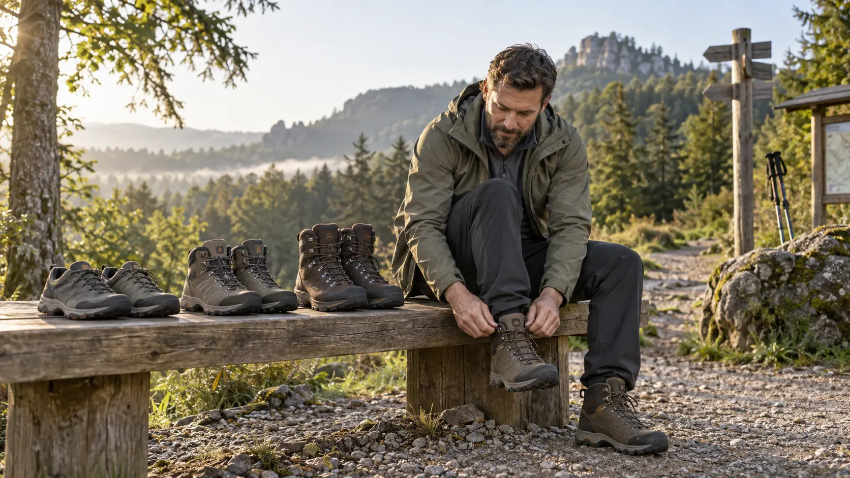 Wanderschuhe für Anfänger: Halbschuh, Mid oder Wanderstiefel?