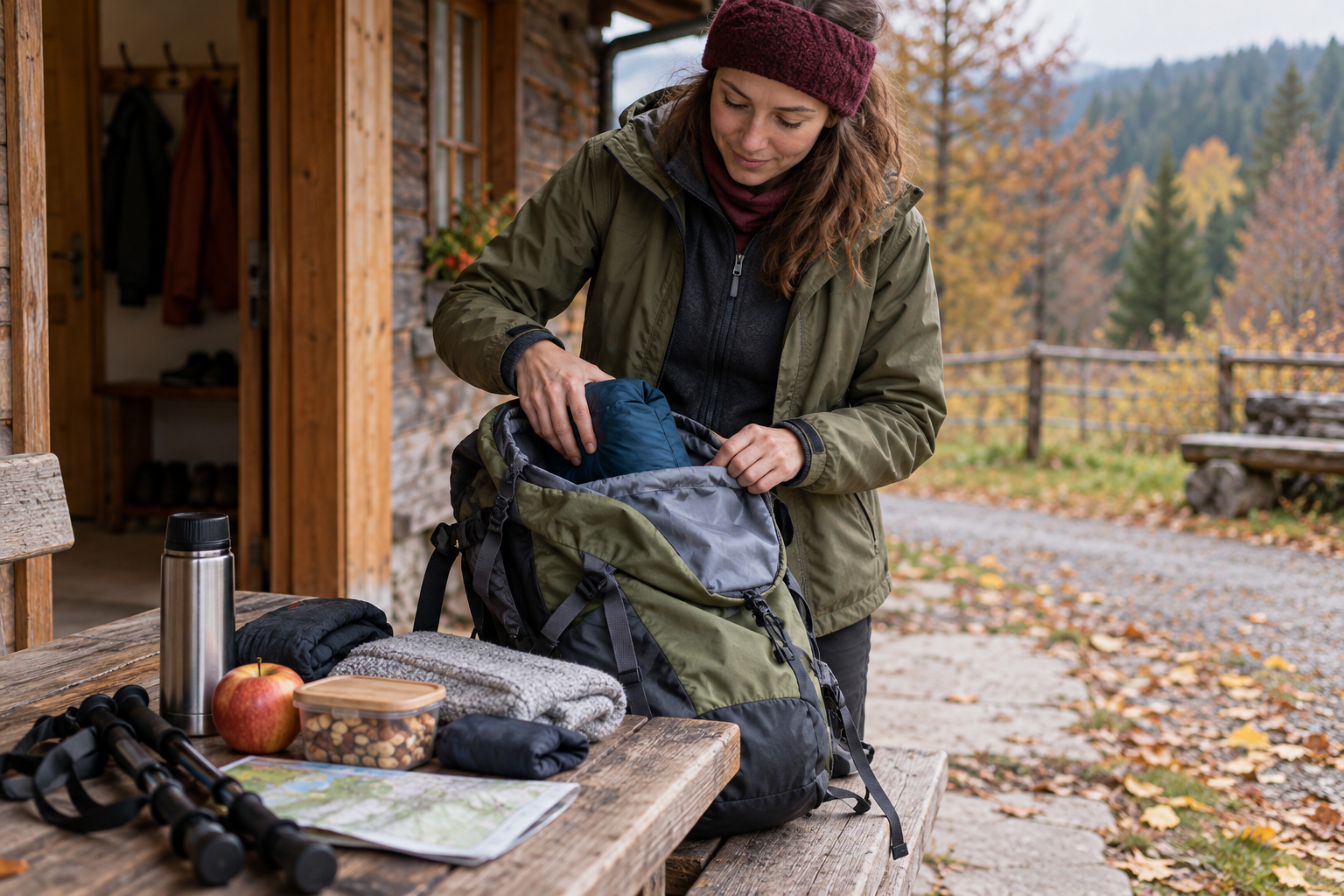 Rucksack richtig packen: Wo gehören schwere und leichte Sachen hin?